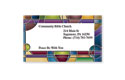 Stained Glass Business Card Magnet